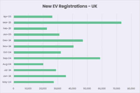 Gecko Risk – Electric Vehicle Data Insights – May 2025