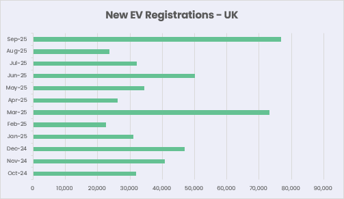 Gecko Risk – Electric Vehicle Monthly Data Insights
